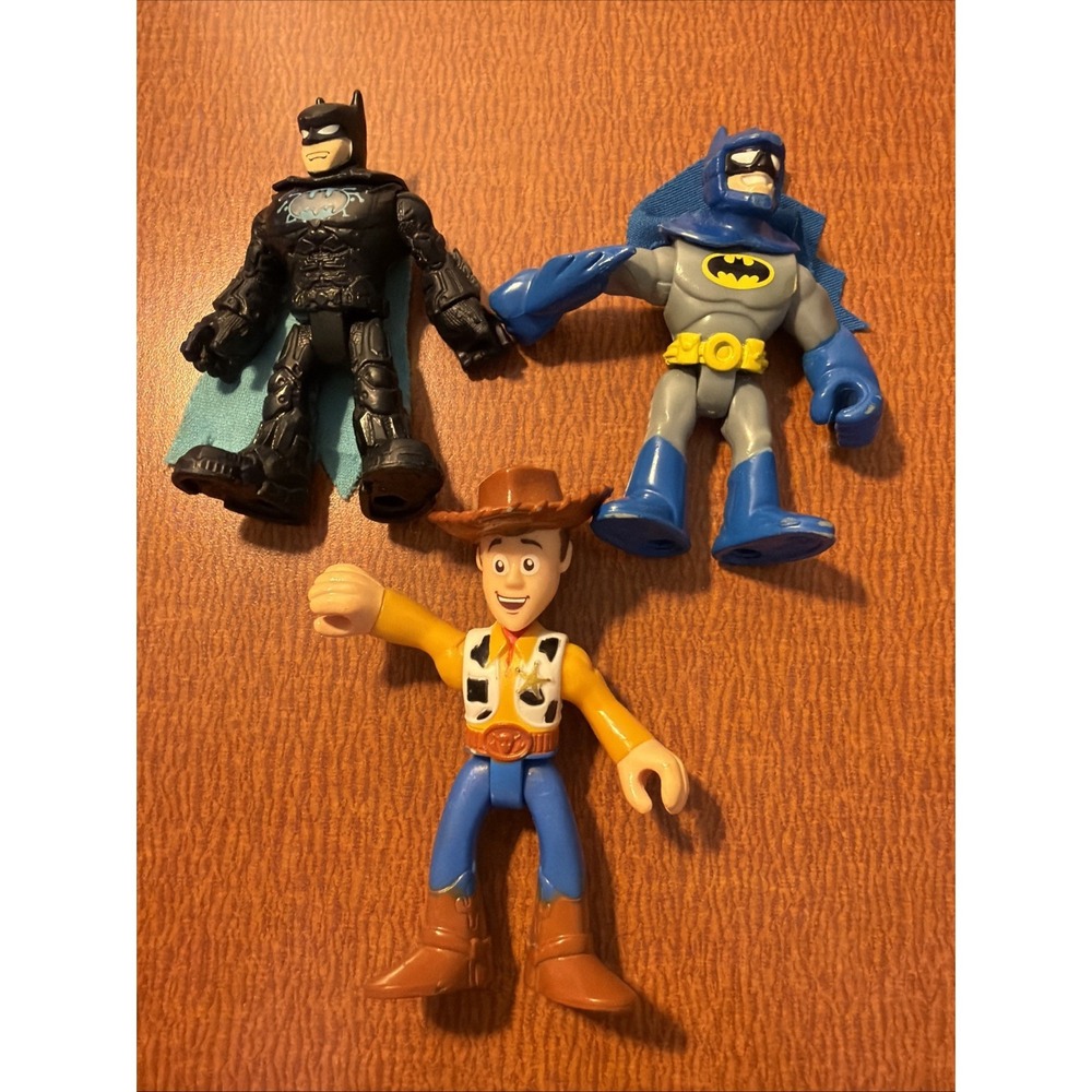 Imaginext DC Super Friends Batman Figures Justice League & Toy Story Woody